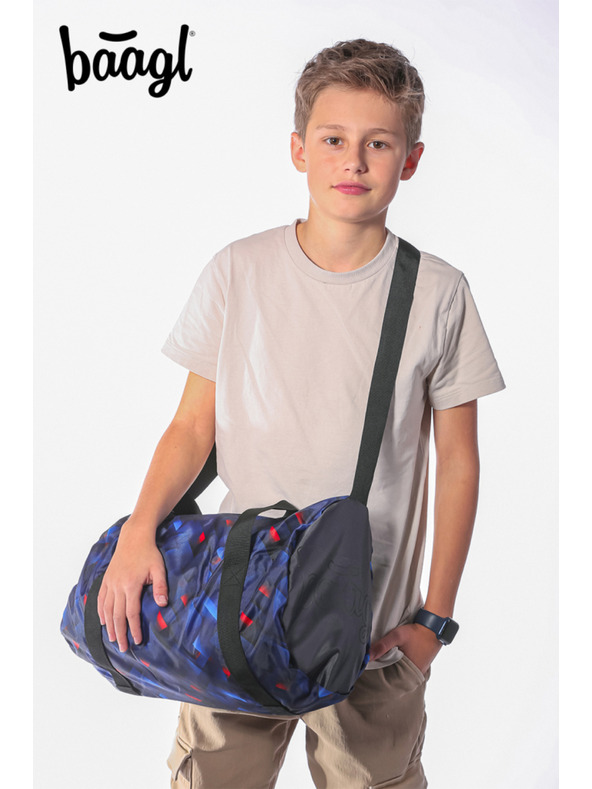 BAAGL  BAAGL SET 3 Skate Indigo: batoh, penál, sportovní taška