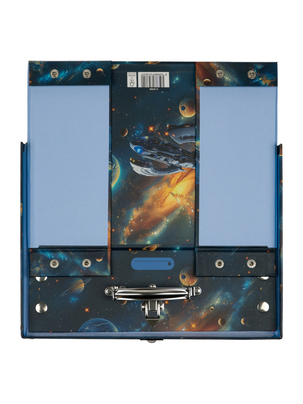 BAAGL  BAAGL Skládací školní kufřík Vesmír s kováním