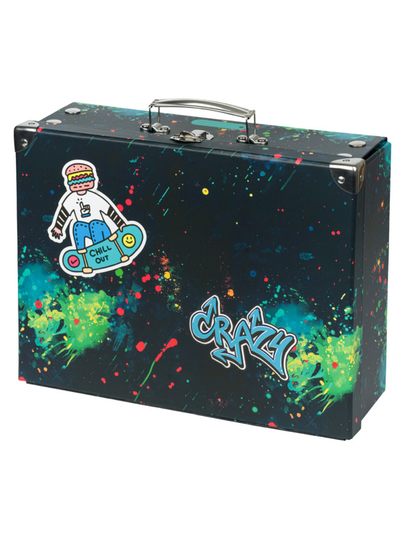 BAAGL  BAAGL Skládací školní kufřík Chill s kováním