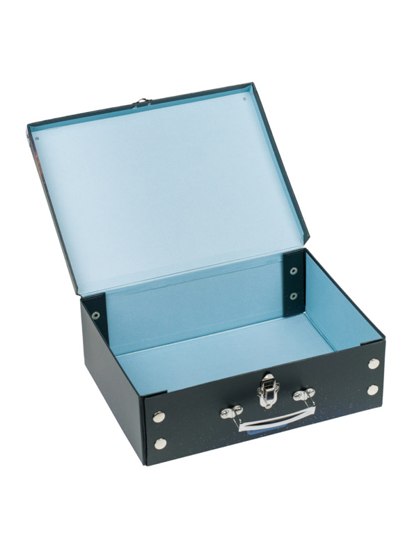 BAAGL  BAAGL Skládací školní kufřík Vesmírná Loď s kováním