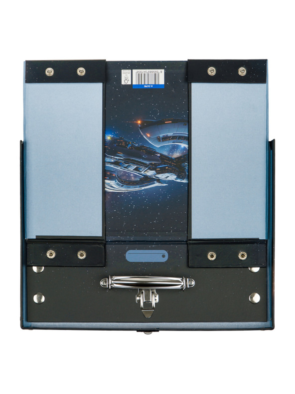 BAAGL  BAAGL Skládací školní kufřík Vesmírná Loď s kováním