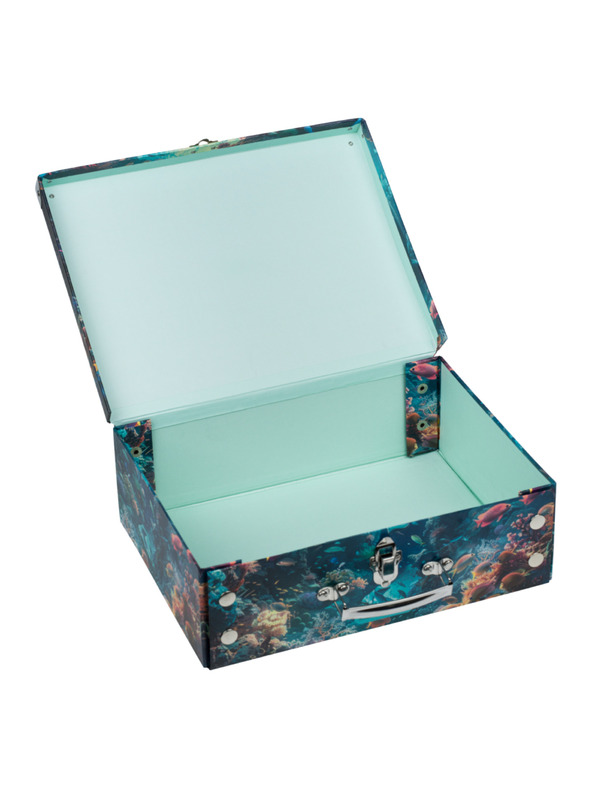 BAAGL  BAAGL Skládací školní kufřík Delfín s kováním