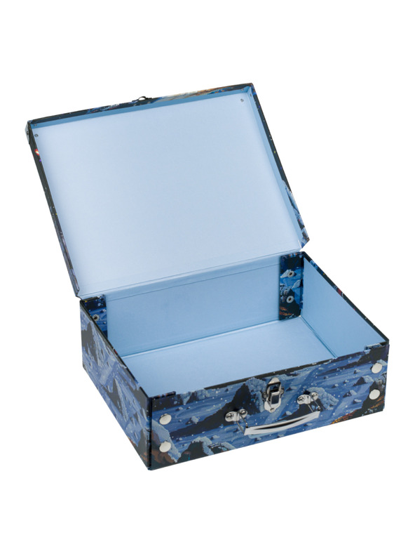 BAAGL  BAAGL Skládací školní kufřík Pixel Space s kováním