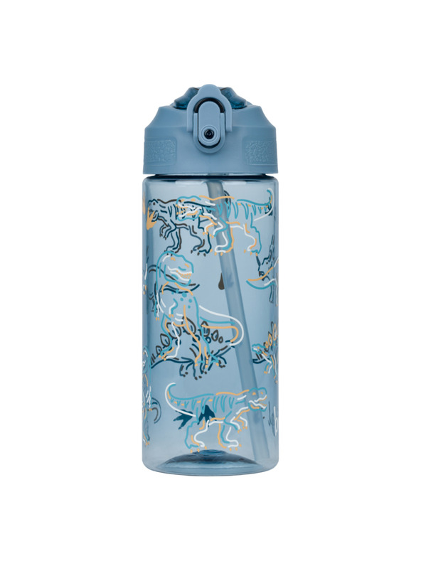 BAAGL  BAAGL Tritanová láhev na pití s brčkem Dino 500 ml