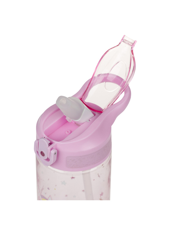 BAAGL  BAAGL Tritanová láhev na pití s brčkem Rainbow Unicorn 500 ml