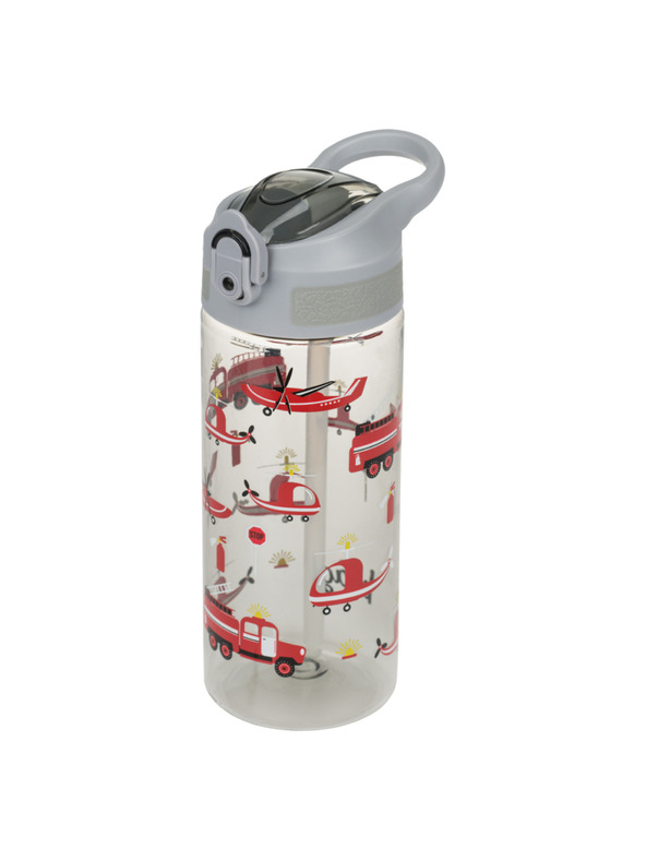 BAAGL  BAAGL Tritanová láhev na pití s brčkem Záchranáři 500 ml