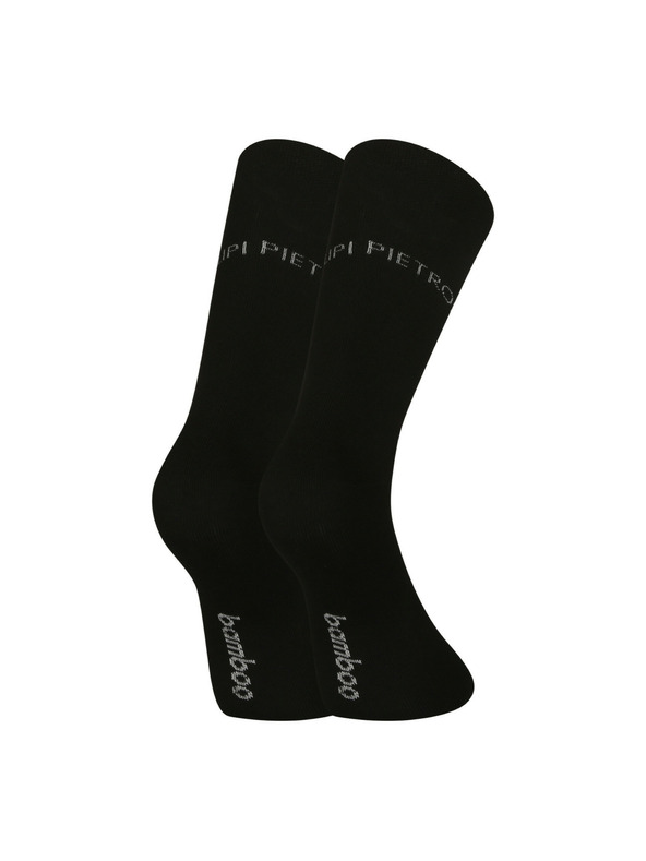 Pietro Filipi Pánská dárková sada Sada tří - boxerky a Sada tří - ponožky Pietro Filipi černé