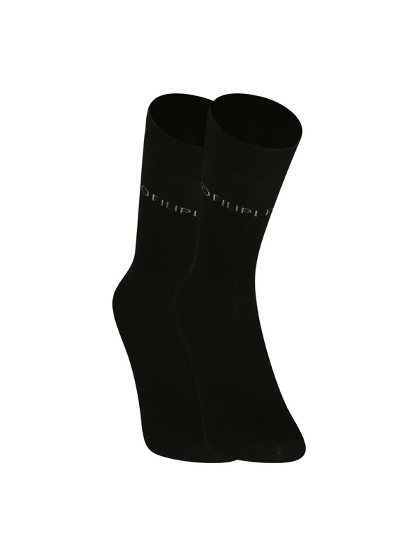 Pietro Filipi Pánská dárková sada Sada tří - boxerky a Sada tří - ponožky Pietro Filipi černé