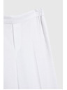 Moodo Bílé volné kalhoty