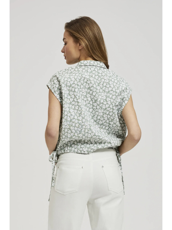 Moodo Vzorovaná halenka na zavazování