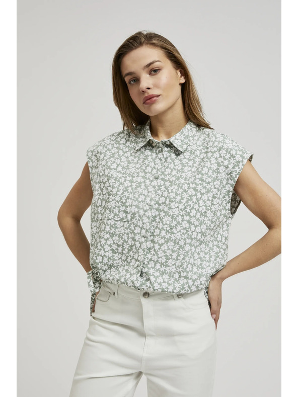 Moodo Vzorovaná halenka na zavazování