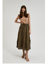 Moodo Khaki volná sukně Moodo