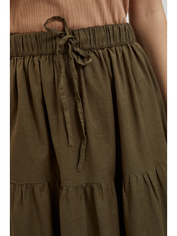 Moodo Khaki volná sukně Moodo