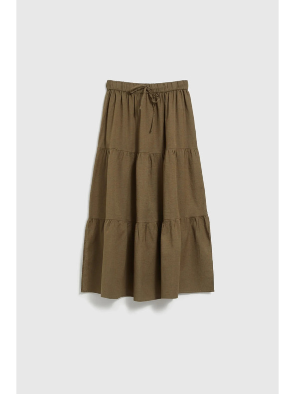 Moodo Khaki volná sukně Moodo