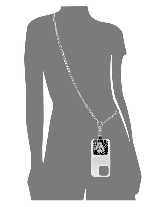 Anne Klein Stříbrný crossbody kovový řetízek k mobilu Anne Klein WK/4023SVSV