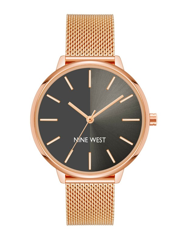Nine West	 Nine West dámské hodinky kulaté NW/1980GYRG