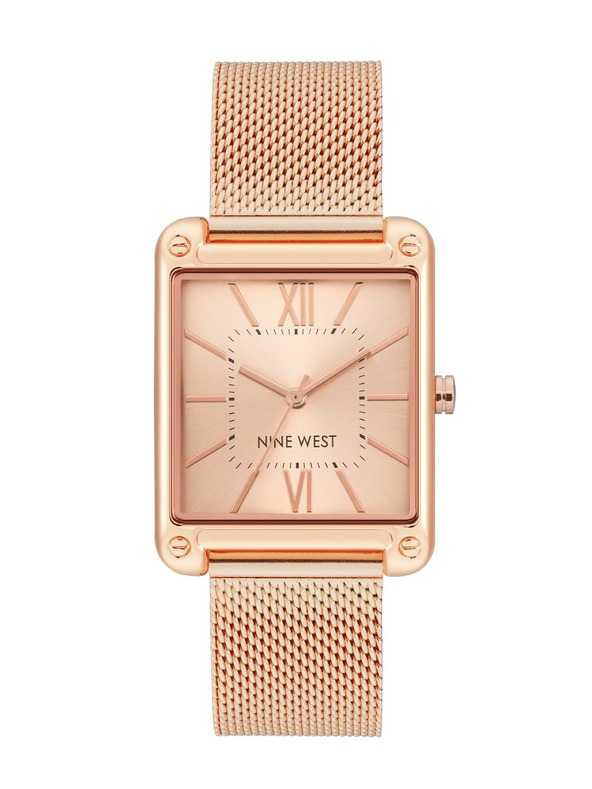 Nine West	 Nine West dámské hodinky hranaté NW/2090RGRG