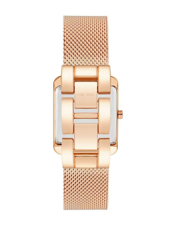 Nine West	 Nine West dámské hodinky hranaté NW/2090RGRG