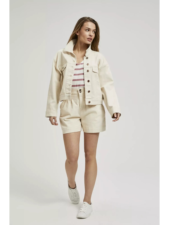 Moodo Krémová džínová bunda