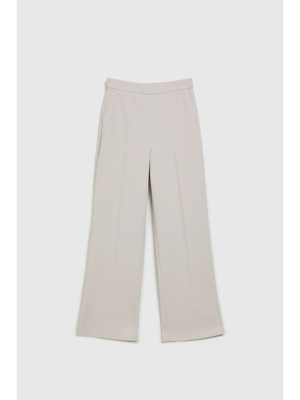 Moodo Šedé formální dámské kalhoty