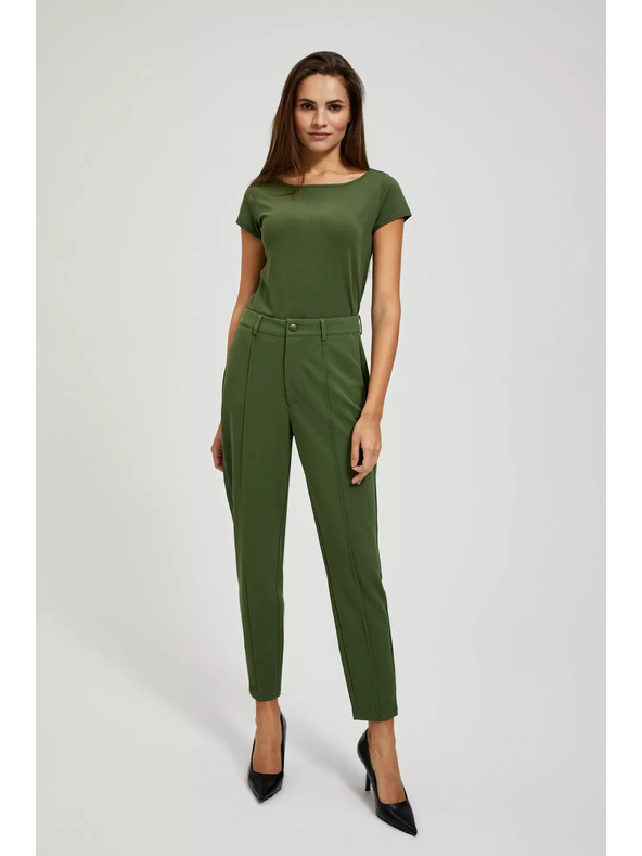 Moodo Khaki dámské kalhoty