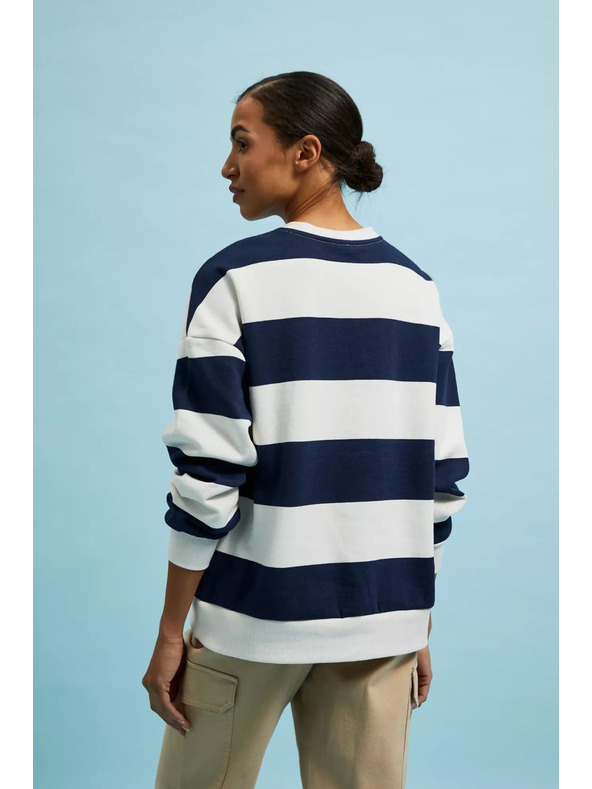 Moodo Pruhovaná mikina