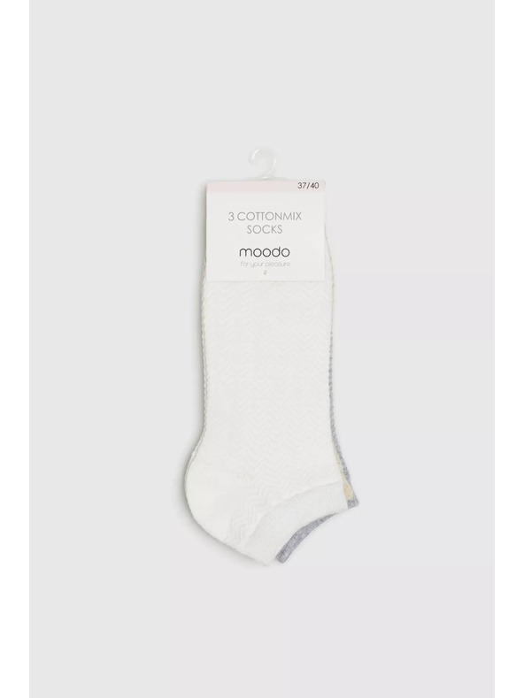 Moodo Sada 3 párů ponožek