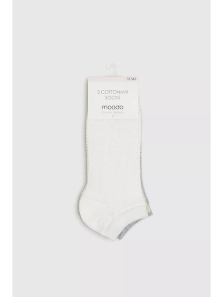 Moodo Sada 3 párů ponožek