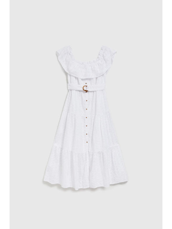 Moodo Dlouhé šaty se spadlými rameny