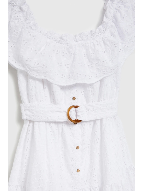 Moodo Dlouhé šaty se spadlými rameny