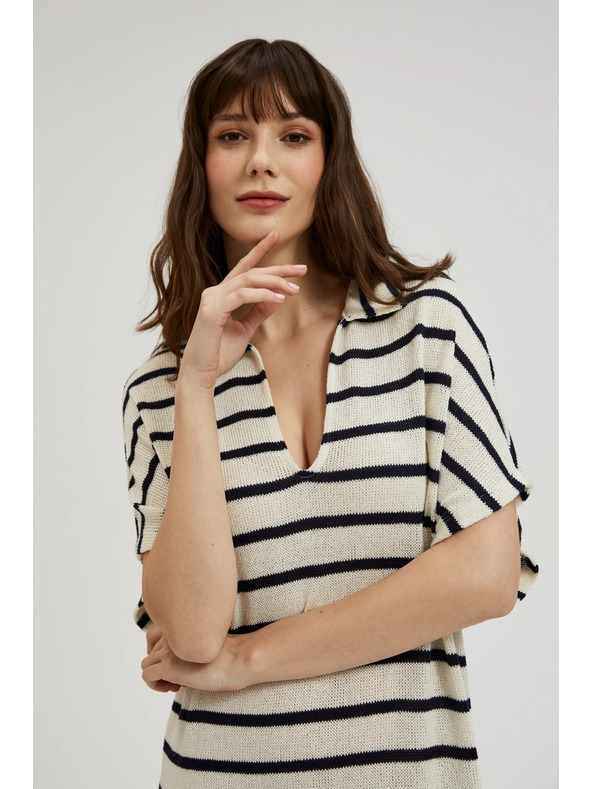 Moodo Volné pruhované šaty