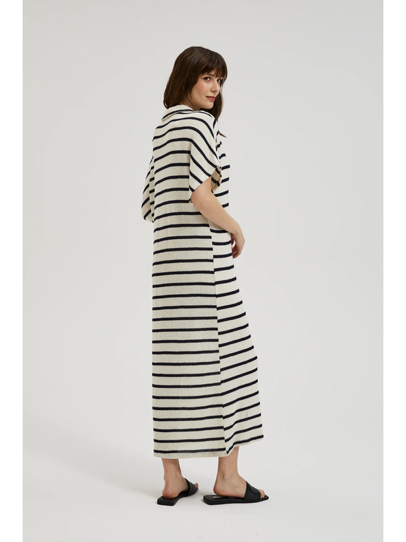 Moodo Volné pruhované šaty