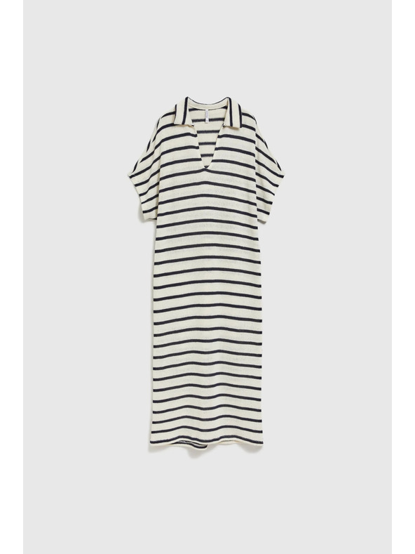 Moodo Volné pruhované šaty