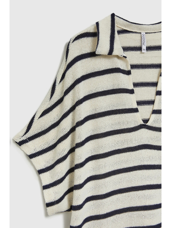 Moodo Volné pruhované šaty