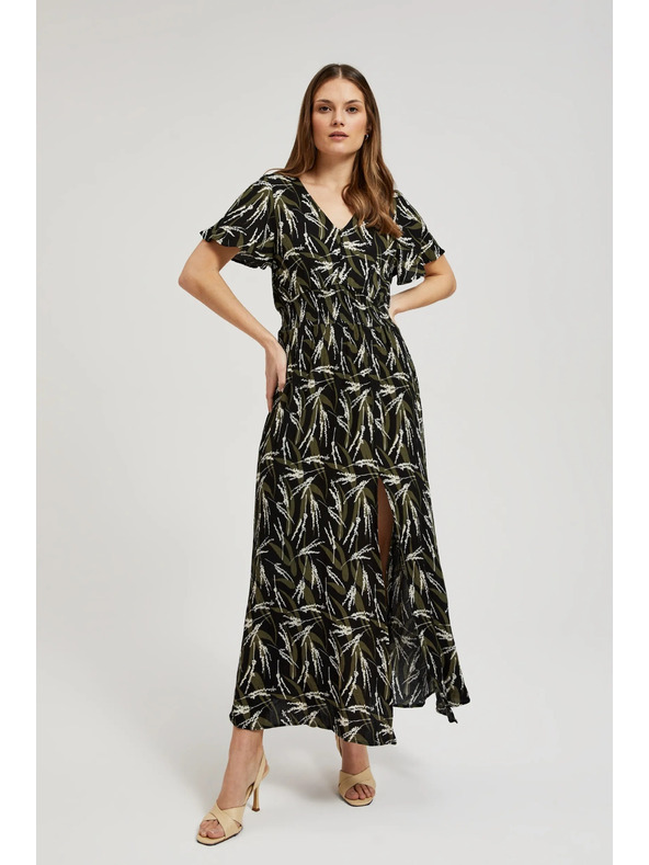 Moodo Dlouhé vzorované šaty