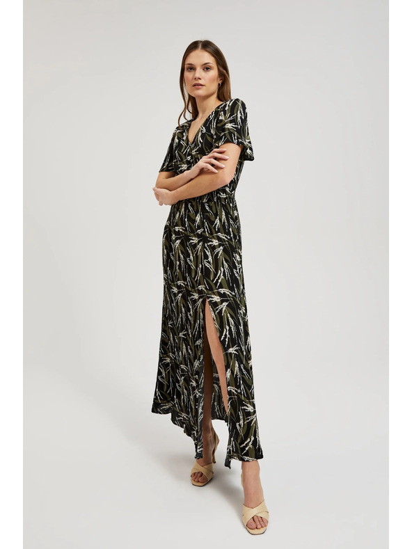 Moodo Dlouhé vzorované šaty