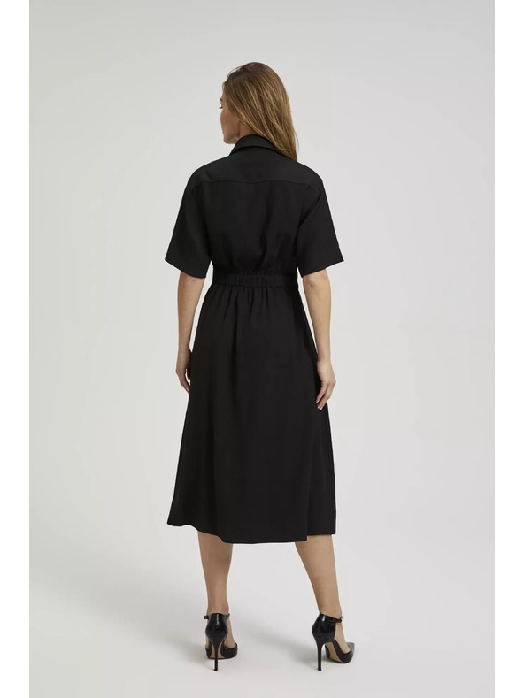 Moodo Černé košilové šaty