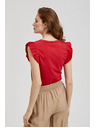 Moodo Červený top s volány
