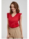 Moodo Červený top s volány
