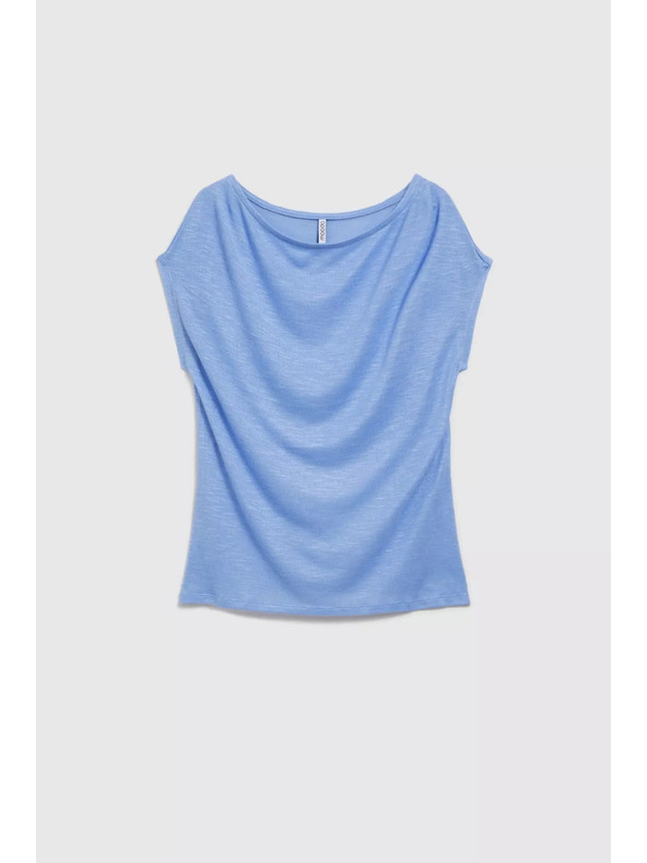 Moodo Světle modrý volný top
