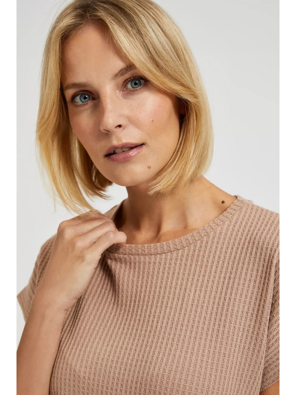 Moodo Světle hnědý top