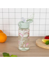 BAAGL  BAAGL Tritanová láhev na pití s brčkem Duha 500 ml