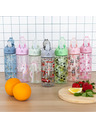 BAAGL  BAAGL Tritanová láhev na pití s brčkem Duha 500 ml