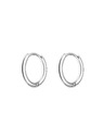 Rosefield Rosefield náušnice stříbrné barvy Small Hoops JESHS-J582