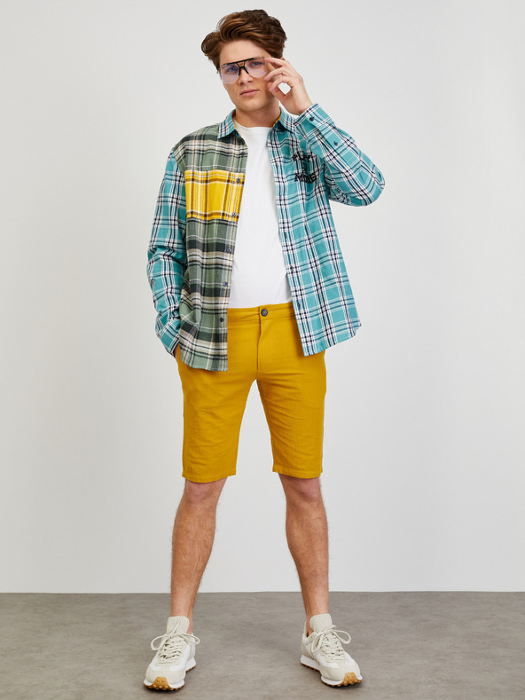 ZOOT.lab Žluté pánské chino kraťasy ZOOT.lab Gavin