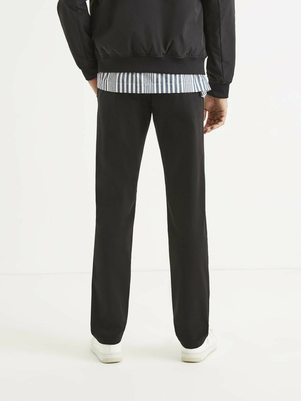 Celio Černé pánské kalhoty Celio