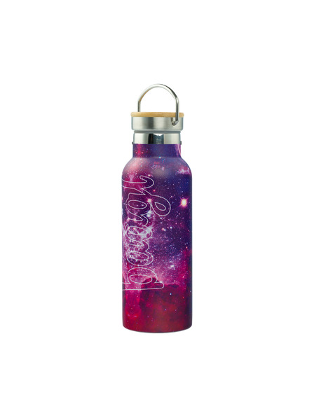 BAAGL  BAAGL Termoláhev s bambusovým víčkem Galaxy, 500 ml