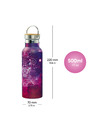 BAAGL  BAAGL Termoláhev s bambusovým víčkem Galaxy, 500 ml