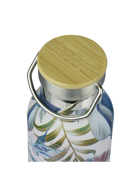 BAAGL  BAAGL Termoláhev s bambusovým víčkem Leafs, 500 ml