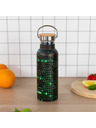BAAGL  BAAGL Termoláhev s bambusovým víčkem Numbers, 500 ml